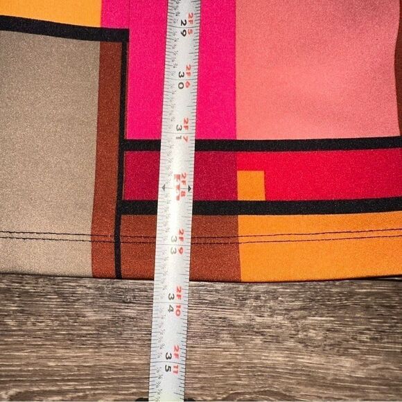 Worthington Stretch Color Block Dress sz S - Picture 7 of 11